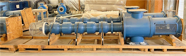 Lot Of (4) Goulds Quadna Model Vic-ftfm-cbo 5-stage Vertical Turbine Pumps)